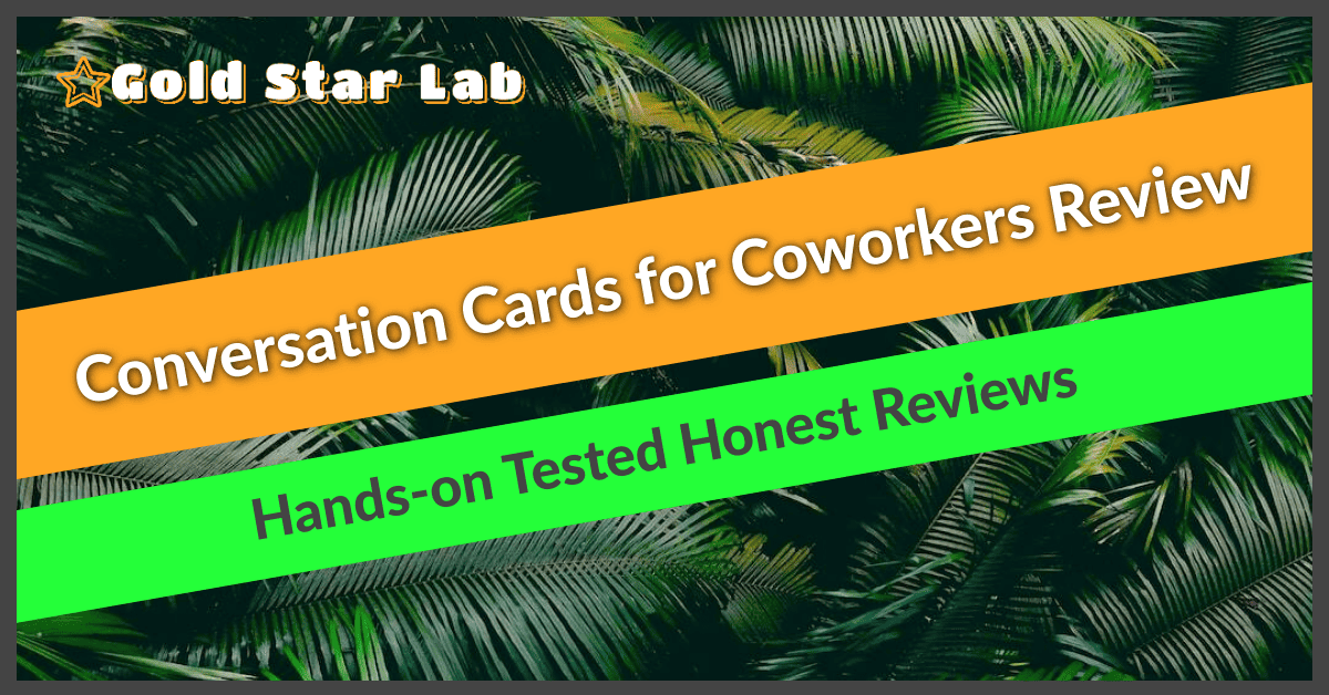 Conversation Cards for Coworkers Review