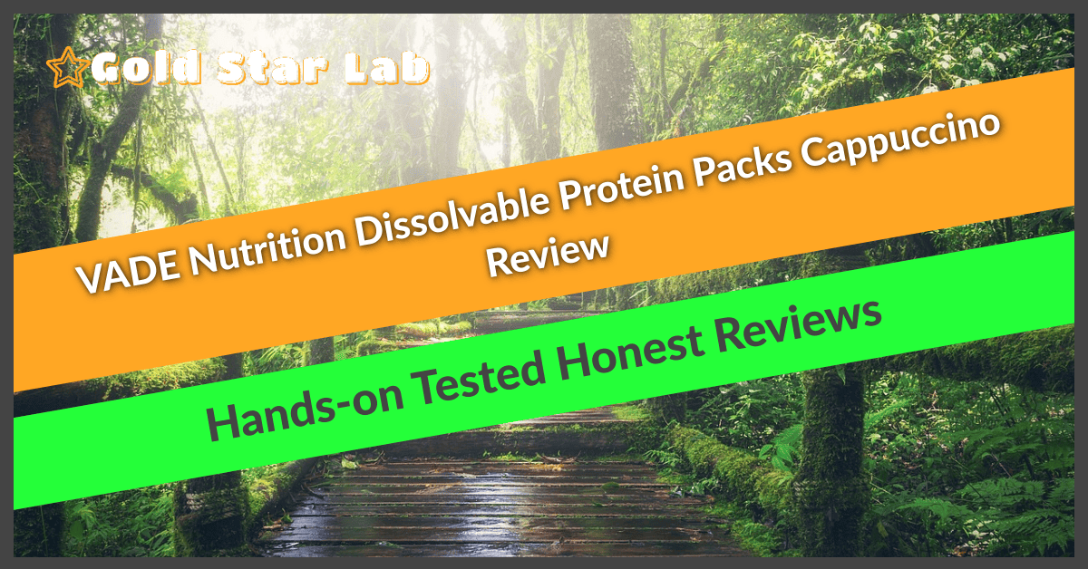 VADE Nutrition Dissolvable Protein Packs Cappuccino Review