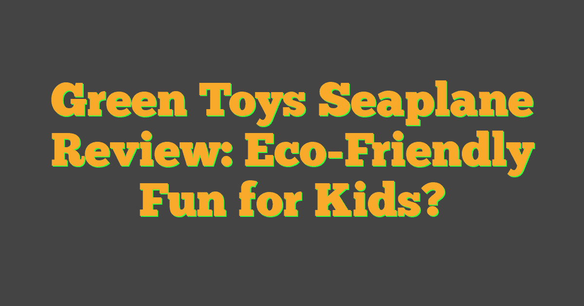 Green Toys Seacopter - Orange - Bird In Hand