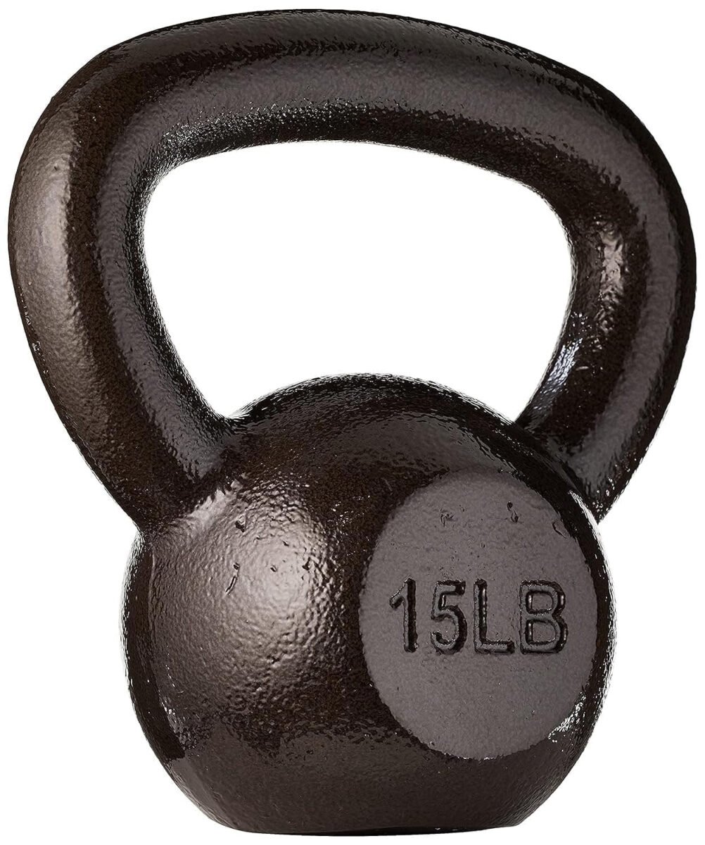 Amazon Basics Cast Iron Kettlebell 15 Pounds Review: Worth It?