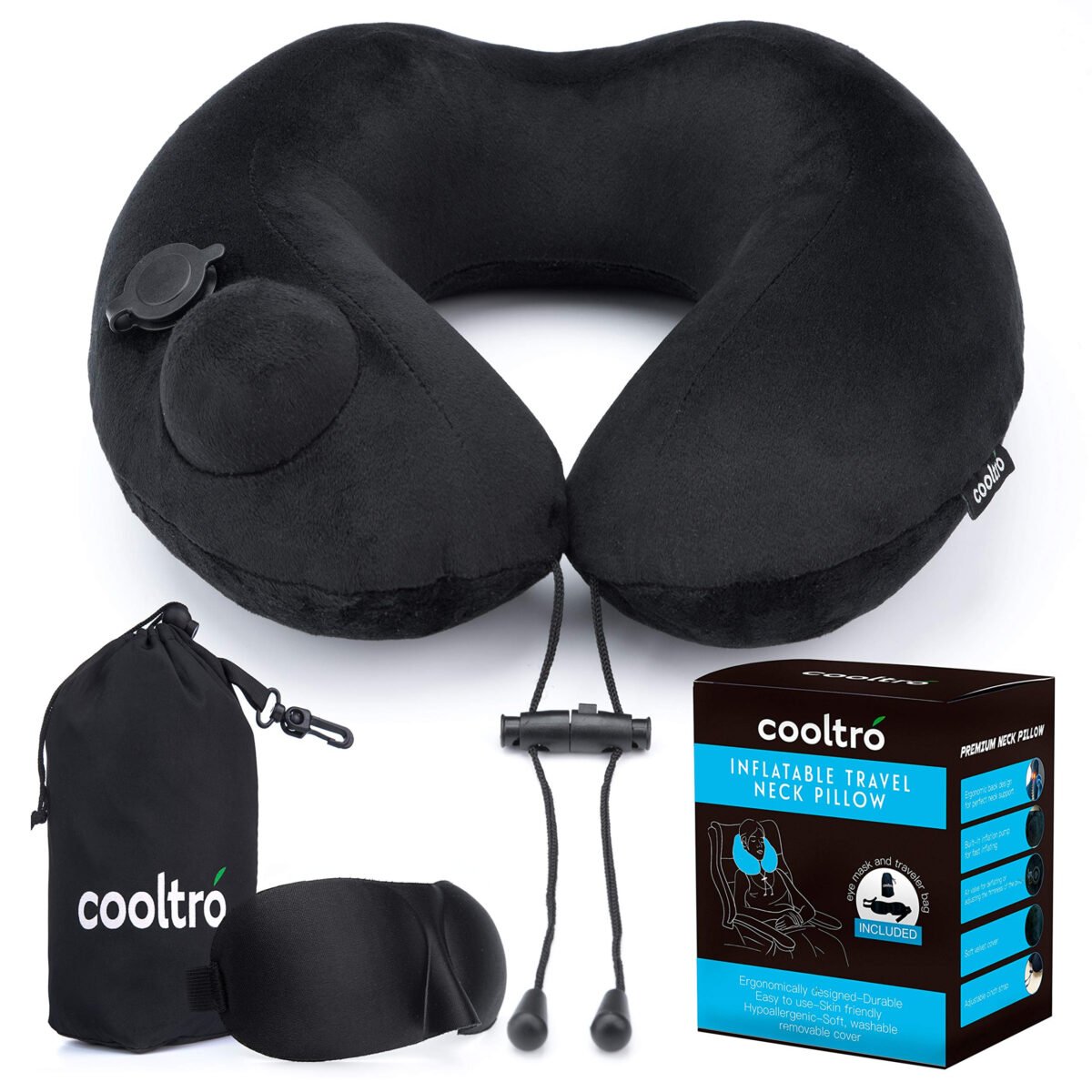 Cooltro Inflatable Travel Neck Pillow Review – Worth It for Flights?