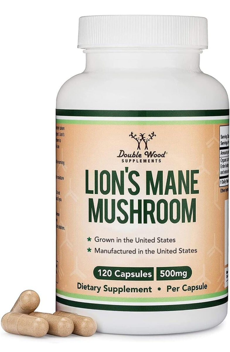 Double Wood Organic Lions Mane Mushroom Capsules Review – Worth It?