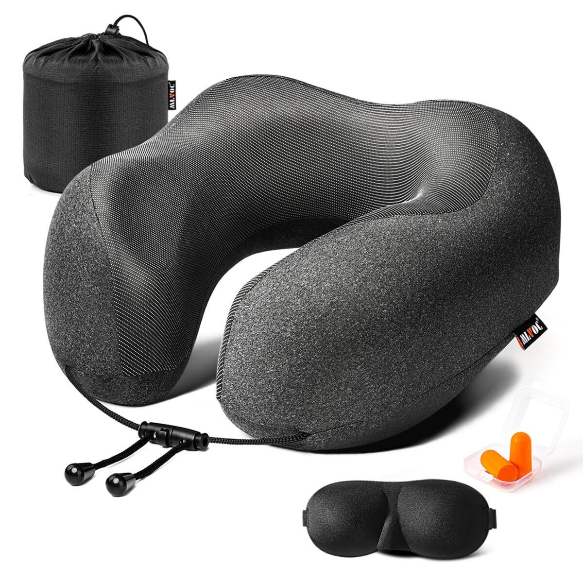 MLVOC Travel Pillow 100% Pure Memory Foam Neck Pillow Review: Worth It for Travel Comfort?