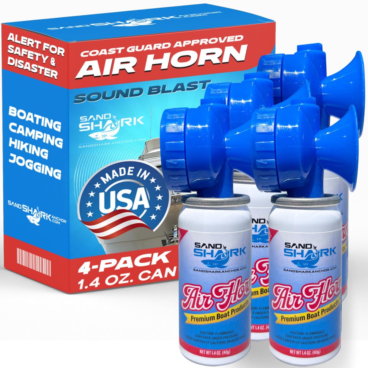 SandShark Premium Boating Air Horn Handheld Canister Review: Is It the Loudest Emergency Horn?