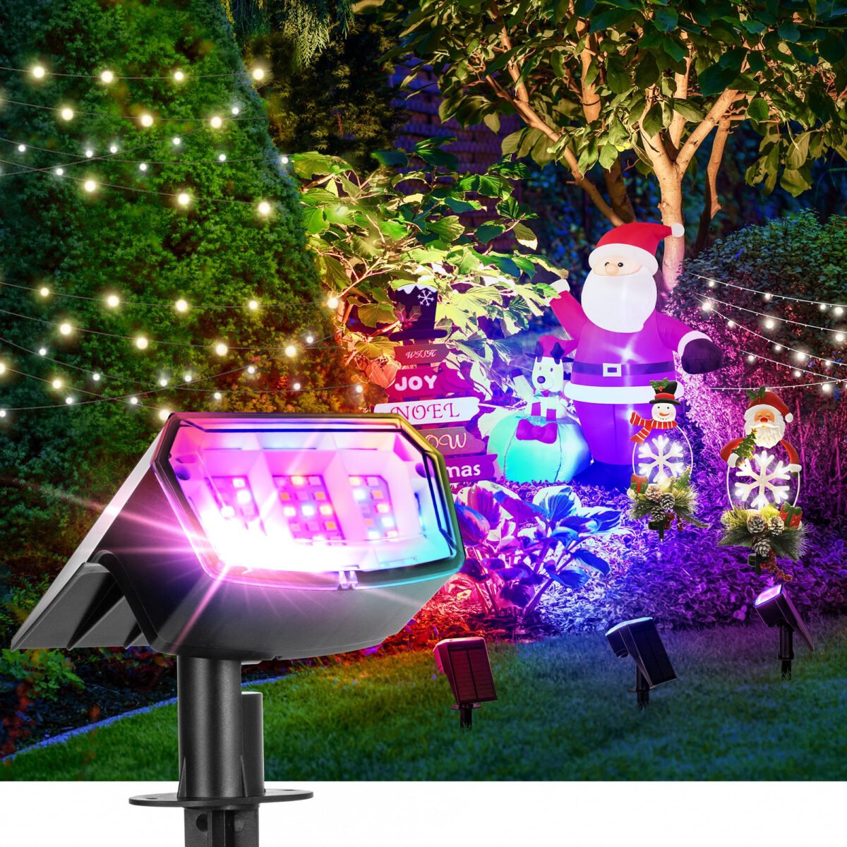 Solar Spot Lights Outdoor 9 Modes RGB Review: Worth It?
