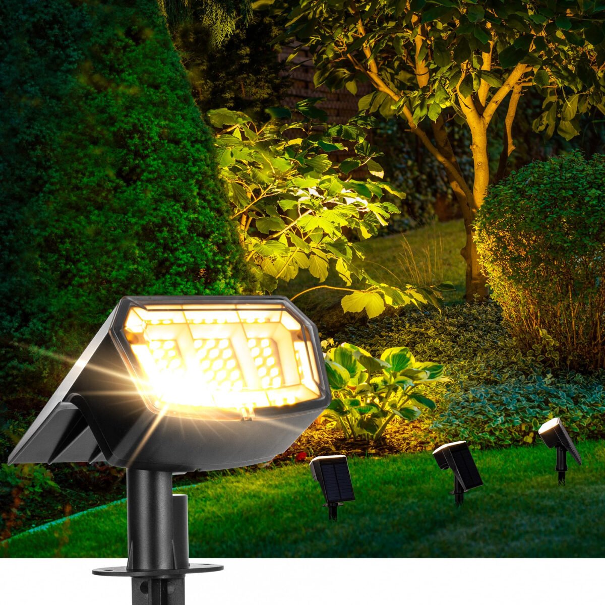 Solar Spotlights Outdoor 63 LED IP65 Waterproof – Worth Buying?