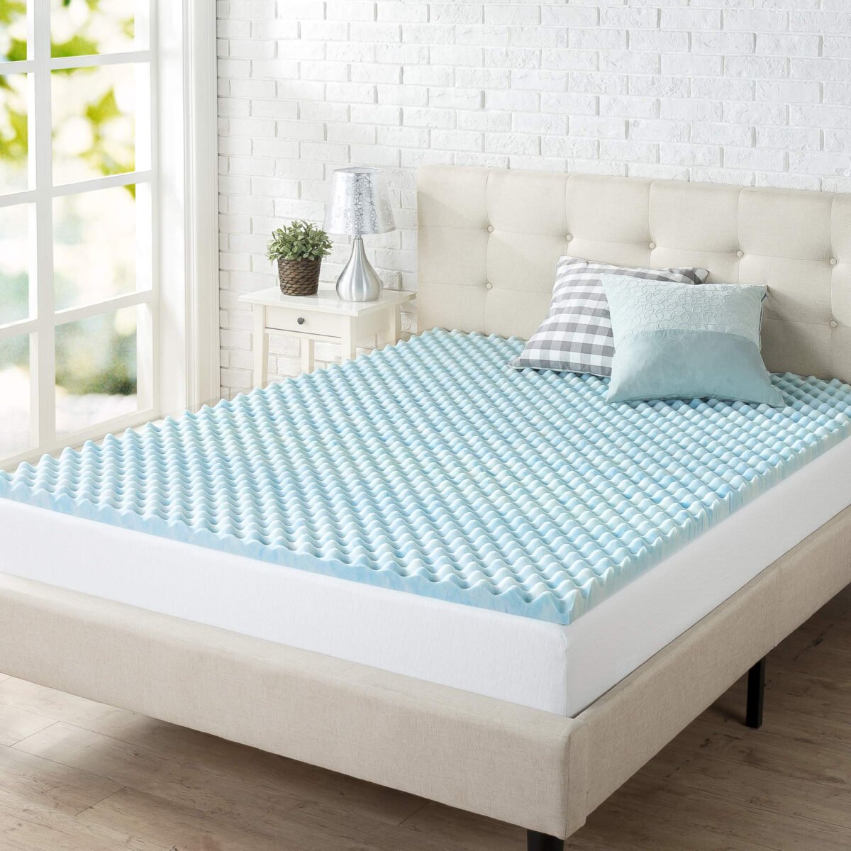 ZINUS 2 Inch Swirl Gel Cooling Memory Foam Mattress Topper Review—Is It Worth It?