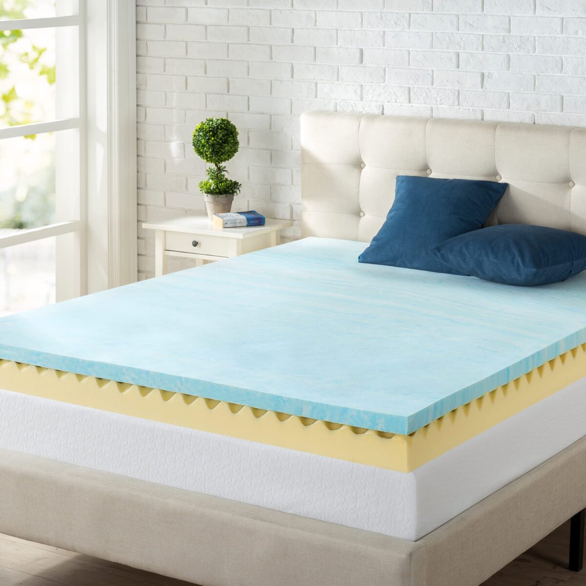 ZINUS 4 Inch Swirl Gel Cooling Memory Foam Mattress Topper Review: Is It Worth It?