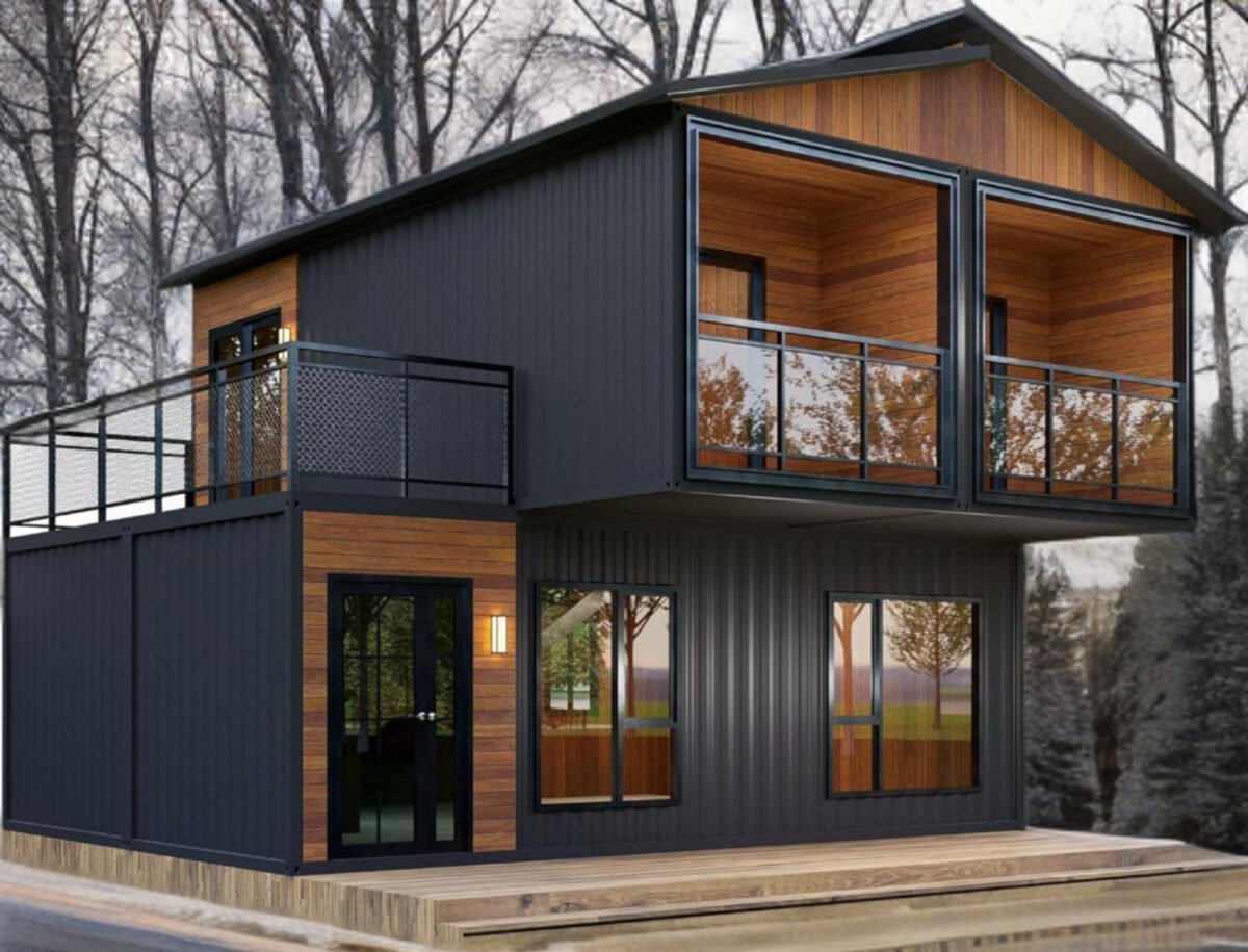 Double Story Container House 5 Room Prefab Tiny Home: Is It Your Next Home Solution?