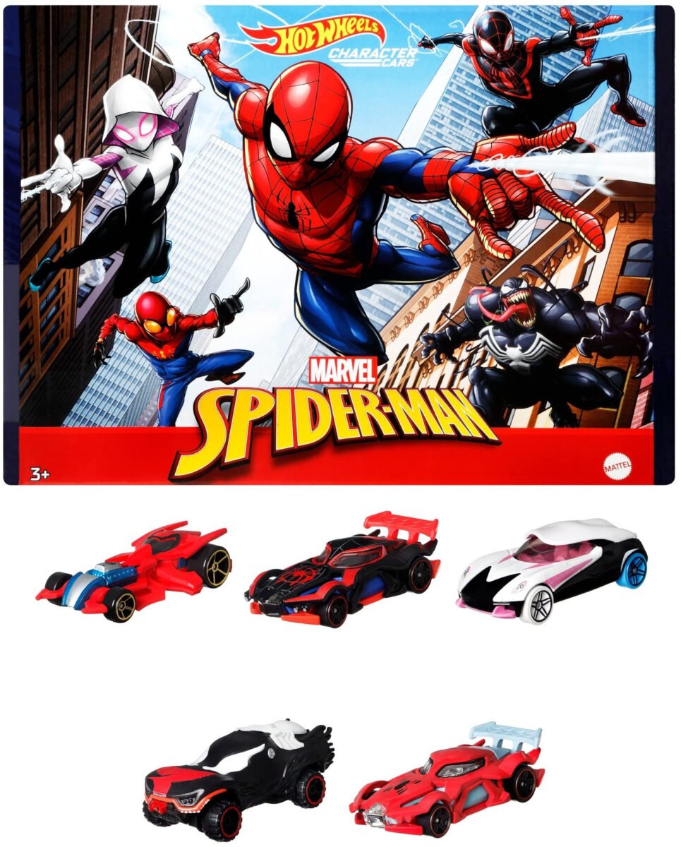 Hot Wheels MARVEL Spider-Man Character Cars 5-Pack Review: Are They Worth It?