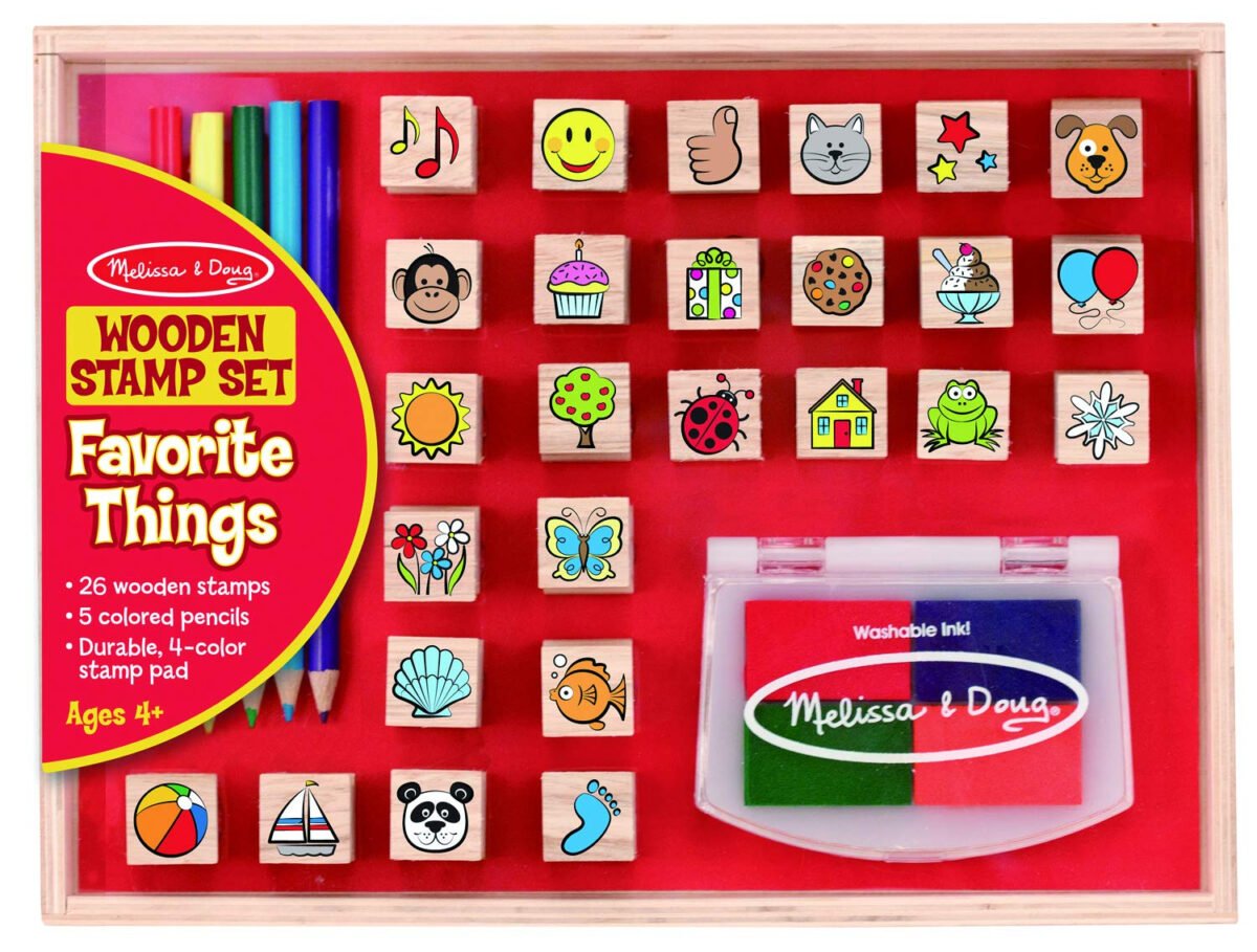 Melissa & Doug Wooden Stamp Set, Favorite Things Review: Is It Worth It?